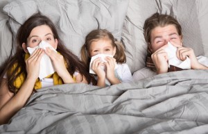 как +не заразиться гриппом +если дома болеют